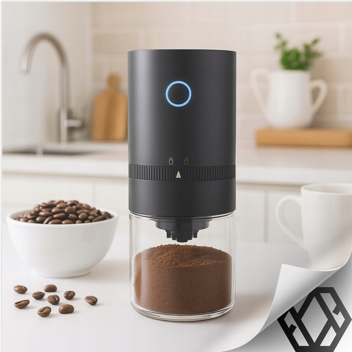 MINI ELEKTRYCZNY MŁYNEK DO MIELENIA KAWY PRZYPRAW PRZENOŚNY WYDAJNY