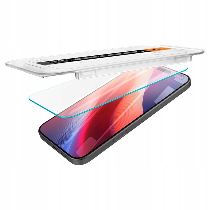 SZKŁO HARTOWANE SPIGEN EZ FIT DO iPhone 16 Pro MOCNA SZYBKA 2 szt APLIKATOR