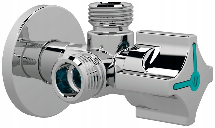 ARCO ZAWÓR KĄTOWY ANTYKAMIENNY A-80 TWIN VITAQ 1/2"X3/8"X3/8"