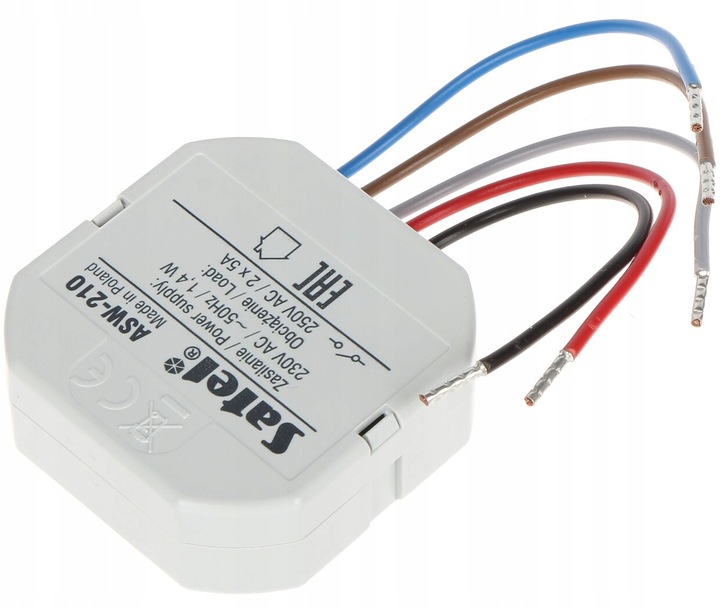 Bezprzewodowy sterownik 230V AC dopuszkowy ASW-210