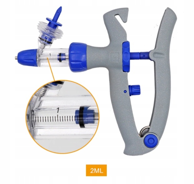 AUTOMAT STRZYKAWKA DO SZCZEPIEŃ GOŁĘBI TRZODY 2ML