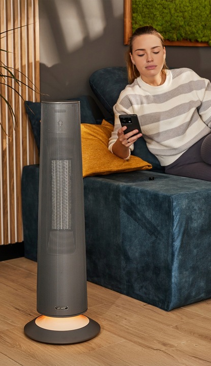 Termowentylator Farelka Cichy Yoer 2500 W + Timer +4 Tryby