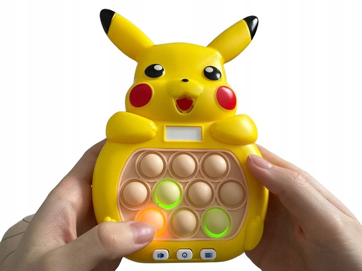 GRA ZRĘCZNOŚCIOWA POP IT ANTYSTRESOWA ELEKTRYCZNA, KOLOROWE PODŚWIETLENIE!