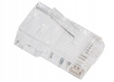 100 SZT. KOŃCÓWKI WTYK WTYKI RJ45 8P8C UTP KAT.5E CAT.5E PRZELOTOWE LANBERG