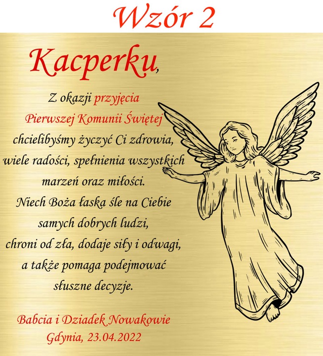 PUDEŁKO PREZENT GRAWER PAMIĄTKA PIERWSZEJ KOMUNII