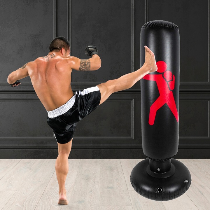 DMUCHANY WOREK BOKSERSKI TRENINGOWY STOJĄCY 160cm