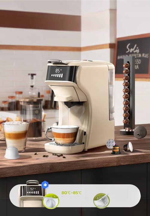 HiBREW H1B 6w1 Ekspres Do Kawy Do DG NS Kcup ESE Pods Mielona Luźna