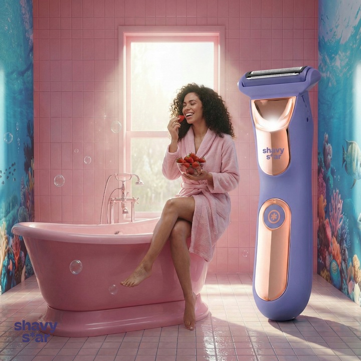 Golarka Damska Shavy Star MASZYNKA depilator trymer do ciała pach