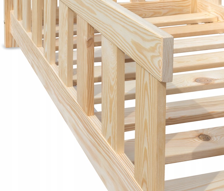 Łóżko sosnowe Domek 80x160cm