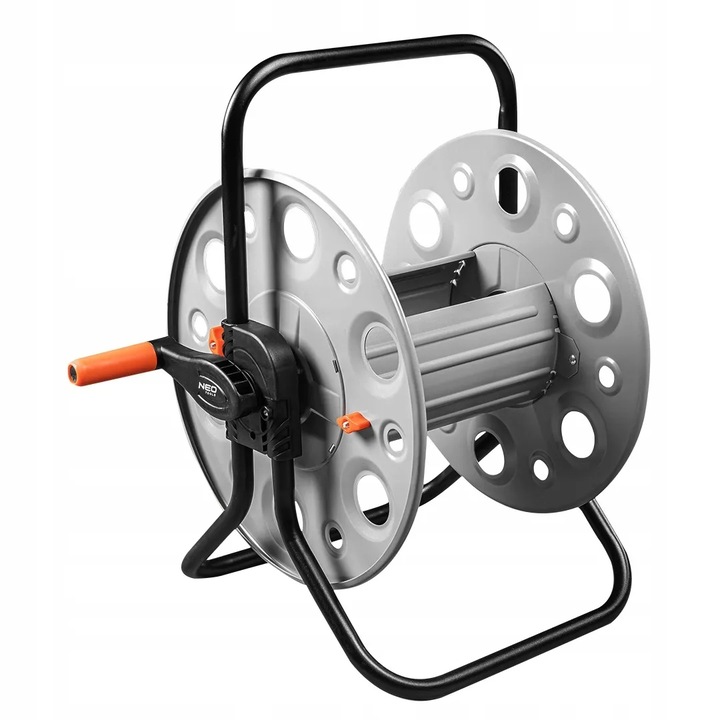 Stojak Bęben Metalowy na Wąż Ogrodowy do 100m Wózek Zwijak NEO TOOLS