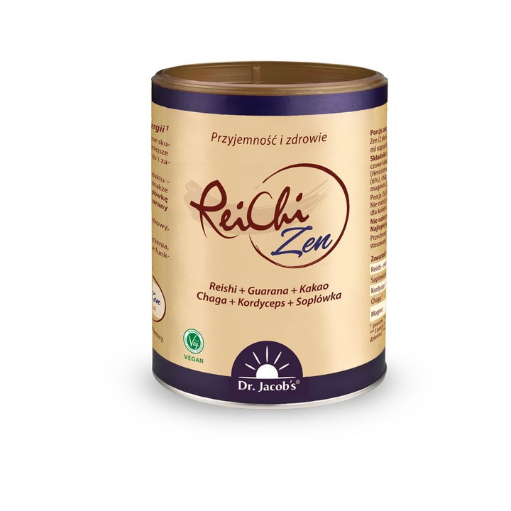 KAWA ReiChi Zen adaptogeny grzybowe Dr. Jacobs 150g