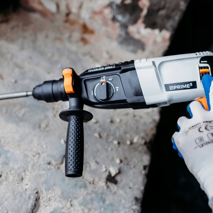 MŁOTOWIERTARKA MŁOT UDAROWY SDS+ 3J MOCNA 5300 BPM WALIZKA SAMOZACISK