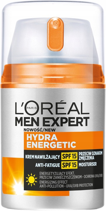 Krem Do Twarzy Męski Loreal Men Expert Hydra Energetic Z SPF15 50ml
