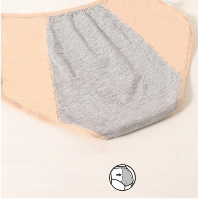 2 szt majtki menstruacyjne figi damskie menstruacyjna nieprzeciekające 3XL