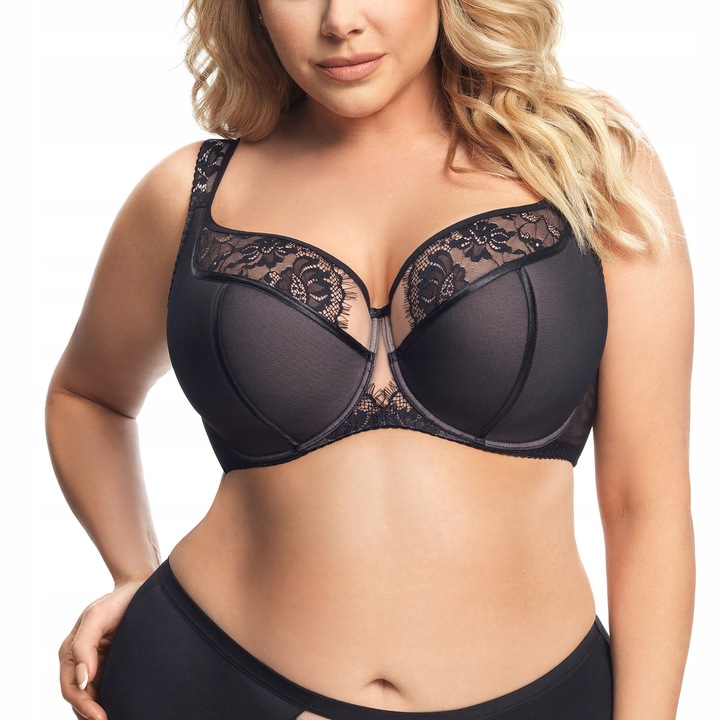 Biustonosz GORSENIA Alicante semisoft 647 czarn...