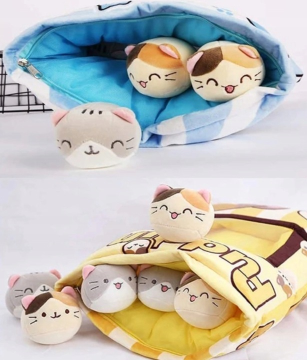 PODUSZKA PUDDING Z MASKOTKAMI DO RZUCANIA WZORY