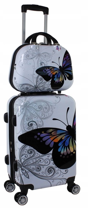 MOTYLE MAŁA WALIZKA KABINOWA BAGAŻ PODRÓŻ KUFEREK KOSMETYCZKA DZIECIĘCA