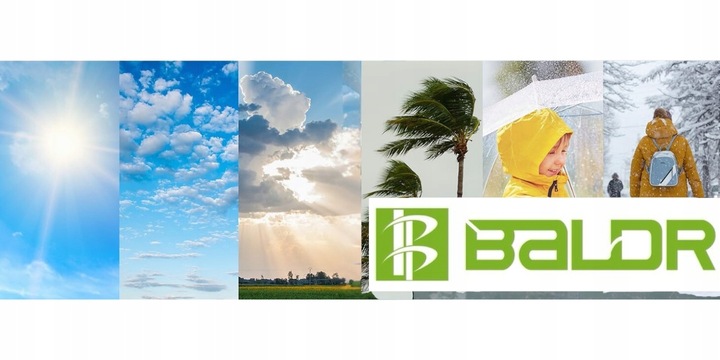 STACJA POGODOWA BALDR BEZPRZEWODOWA BAROMETR TERMOMETR LCD KOLOR