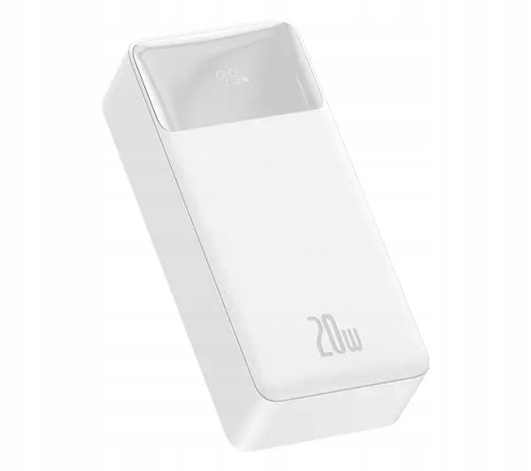 Powerbank Baseus Bipow 30000 mAh 2x USB USB-C QC 20W PD Biały