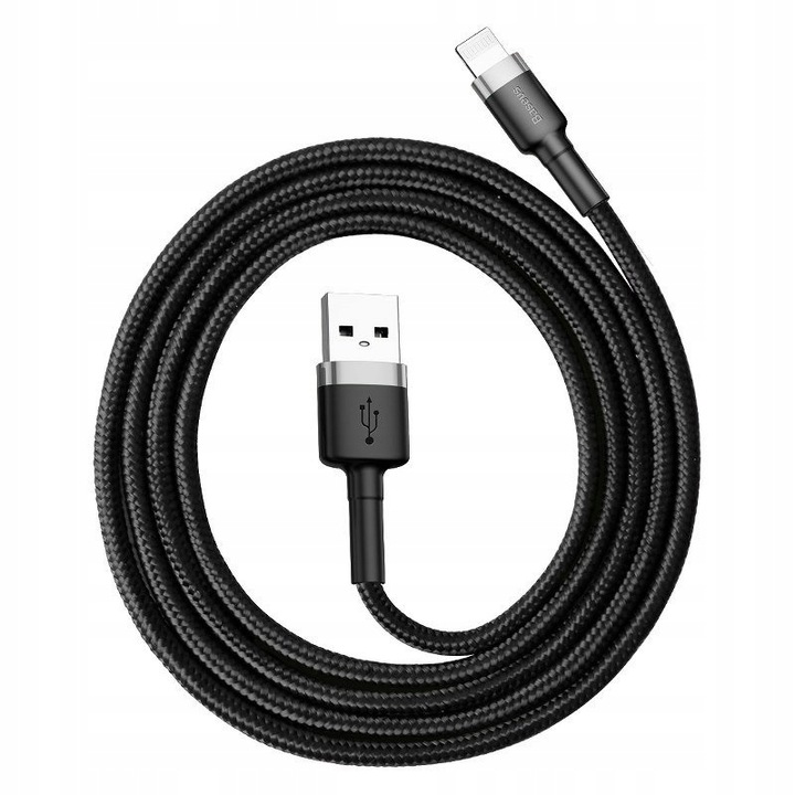 Kabel 2m do iPhone 14 13 12 PRO X XR 8 7 USB-LIGHTNING Przewód BASEUS Mocny