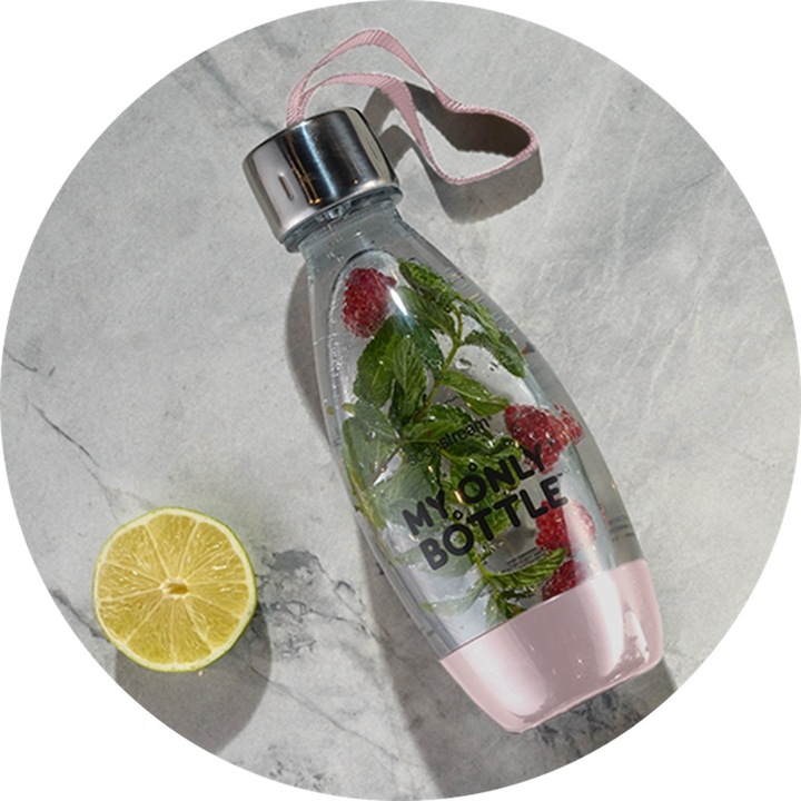 SODASTREAM BUTELKA 0,5L RÓŻOWA