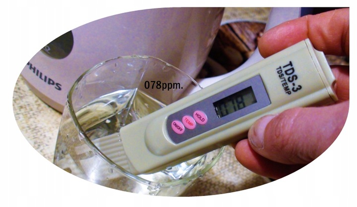 MIERNIK CYFROWY TESTER TWARDOŚCI JAKOŚCI WODY TDS-3 + POLSKA