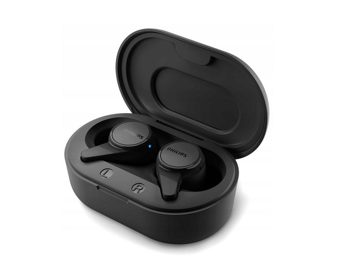 SŁUCHAWKI BEZPRZEWODWE PHILIPS TAT1207BK CZARNE TWS BLUETOOTH ORYGINALNE
