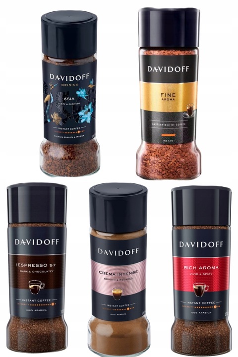 ZESTAW DAVIDOFF ROZPUSZCZALNY MIX SMAKÓW 5 SZTUK