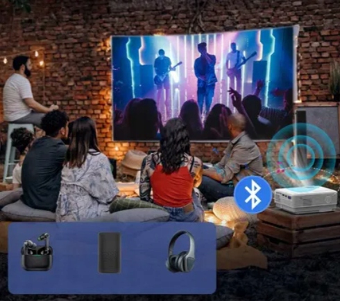 Projektor lcd akatuo xr31 fullhd wifi bluetooth zoom USZKODZONE OPAKOWANIE