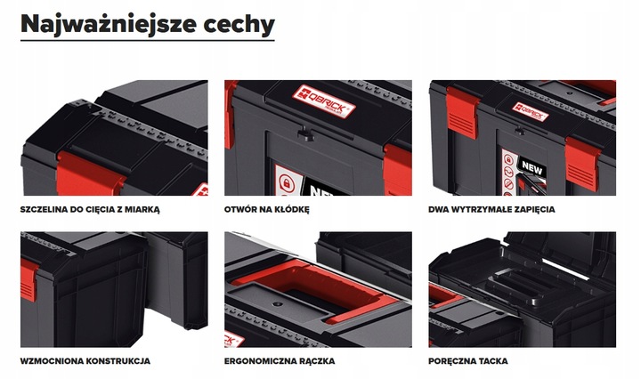 Skrzynka narzędziowa Qbrick 19 Regular R-BOX 19