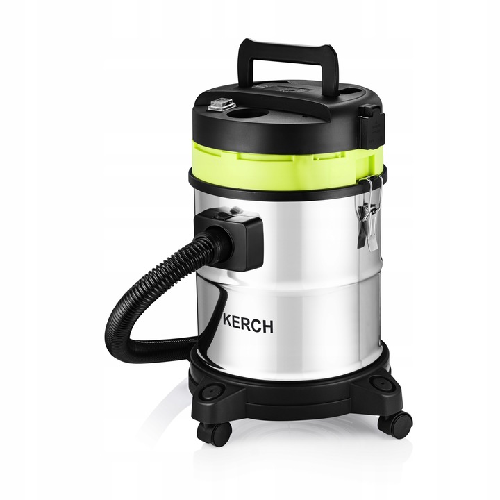 ODKURZACZ PRZEMYSŁOWY BEZWORKOWY MOKRO SUCHO KERCH MERD 3600W GNIAZDO