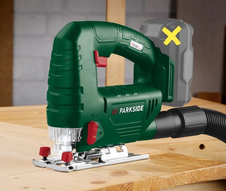 WYRZYNARKA AKUMULATOROWA PARKSIDE PSTA A1 20 V PRZECINARKA DO DREWNA