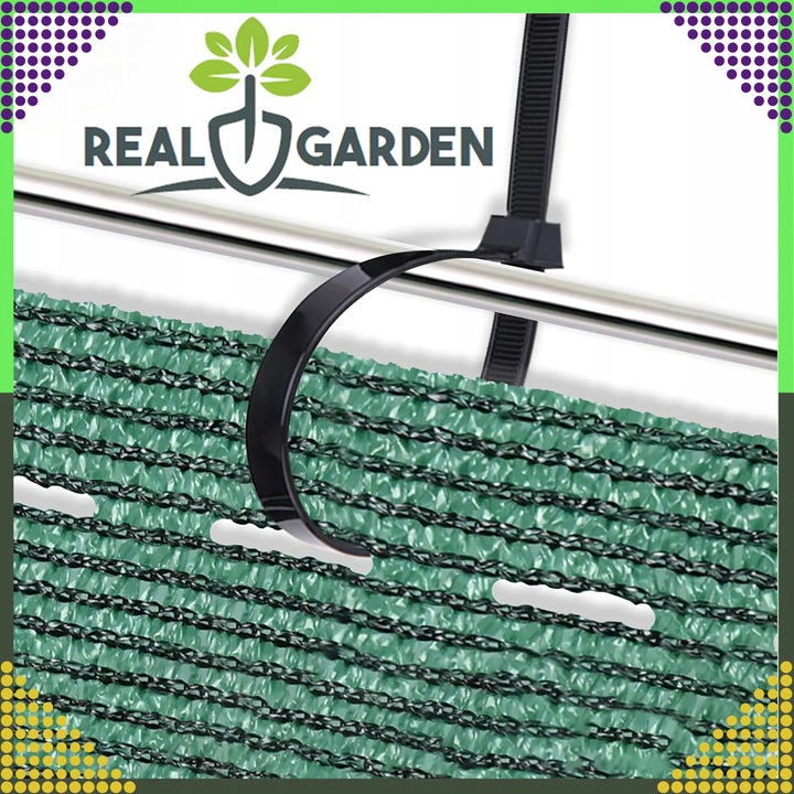 Siatka Cieniująca 1,5x50m Maskująca 95% Osłona Mata Na ogrodzenie Płot