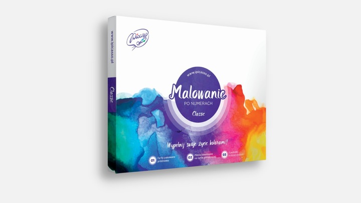 Obraz do malowania po numerach iPicasso - 40x50 cm na ramie