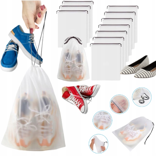 POKROWIEC ETUI WOREK NA BUTY BIELIZNĘ ORGANIZER DO WALIZKI 30X40 CM 10