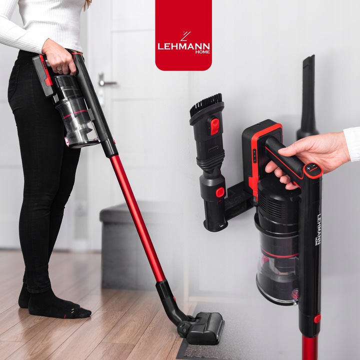 ODKURZACZ PIONOWY BEZPRZEWODOWY RĘCZNY LEHMANN BEZWORKOWY
