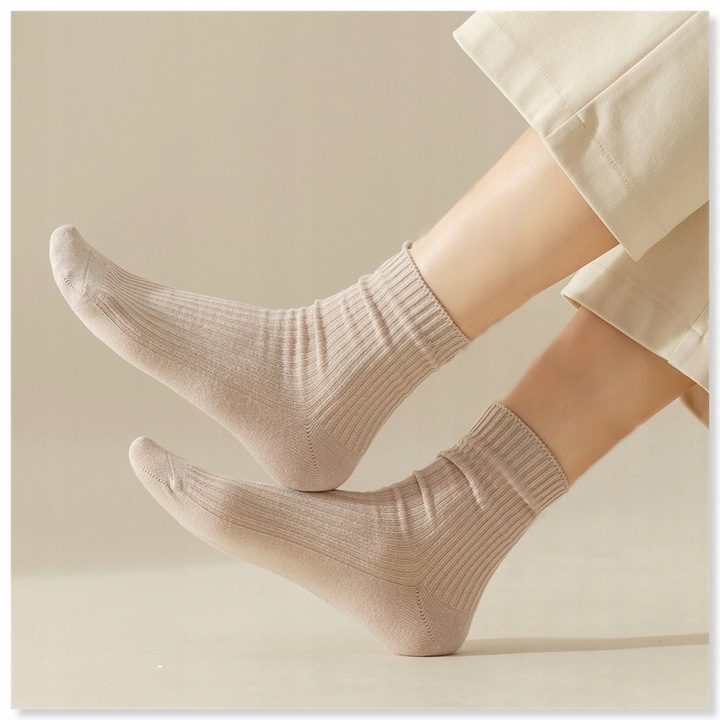 5x DAMSKIE BAWEŁNIANE SKARPETY BEZUCISKOWE JAKOŚĆ