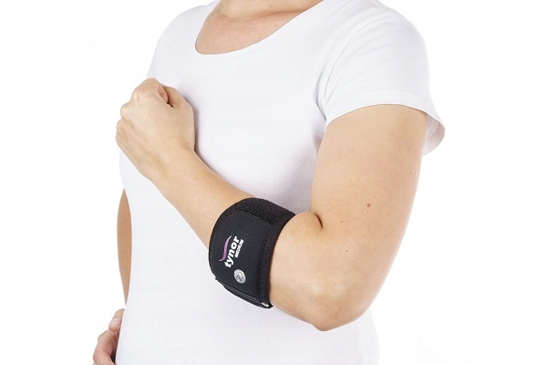 STABILIZATOR NA ŁOKIEĆ TENISISTY GOLFISTY OPASKA ELASTYCZNA ŁOKCIA