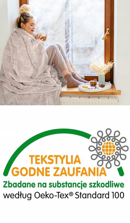 Bardzo GRUBY Koc Narzuta na Łóżko 170x210 PUSZYSTY Miękki Ciepły PREMIUM