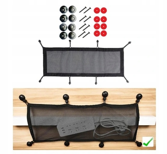 UCHWYT ORGANIZER KLIPS DO KABLI SAMOPRZYLEPNY X100