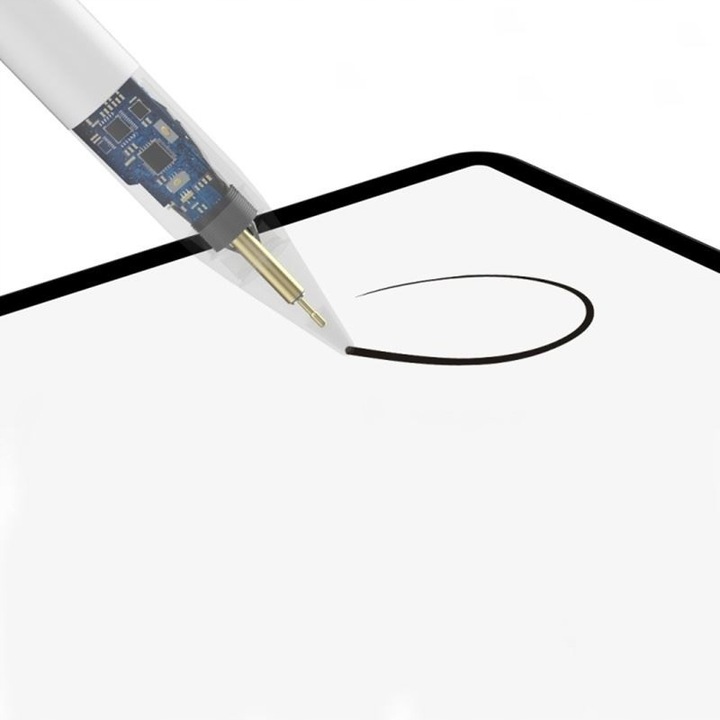 Rysik pojemnościowy aktywny dotykowy do tabletu telefonu Stylus Pen biały