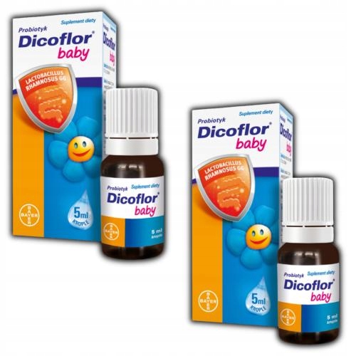 DICOFLOR BABY ZESTAW 2 SZTUK ! 2 x 5ML / PROBIOTYK DLA DZIECI