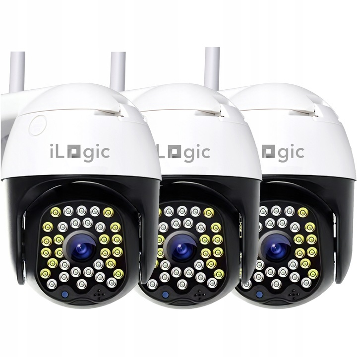 KAMERA ZEWNĘTRZNA OBROTOWA IP WiFi 3Mpx TUYA Bezprzewodowa Full HD 4x ZOOM