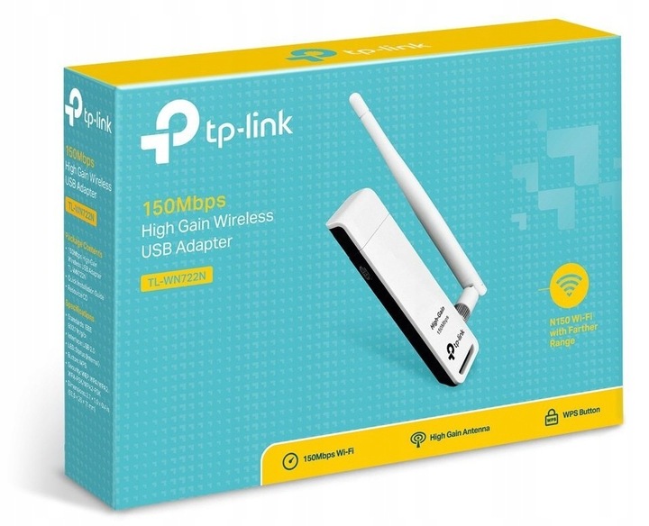 Karta sieciowa WIFI 150Mbps TP-Link TL-WN722N 4dBi