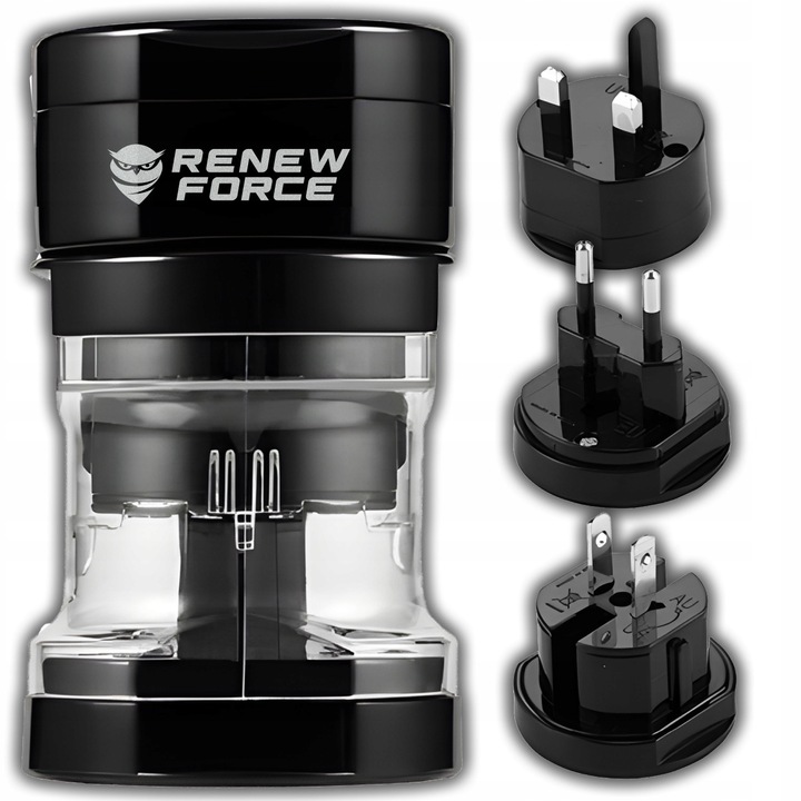 Adapter do Gniazdka Angielska Podróżny Zestaw 3 Końcówek ŚWIAT UK UE