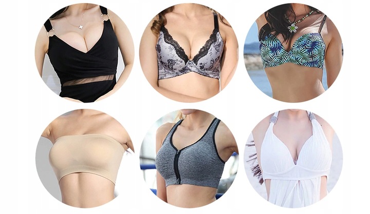 WKŁADKI DO BIKINI STANIKA PUSH UP SILIKON WYMIENNE MODELUJĄCE POWIĘKSZAJĄCE