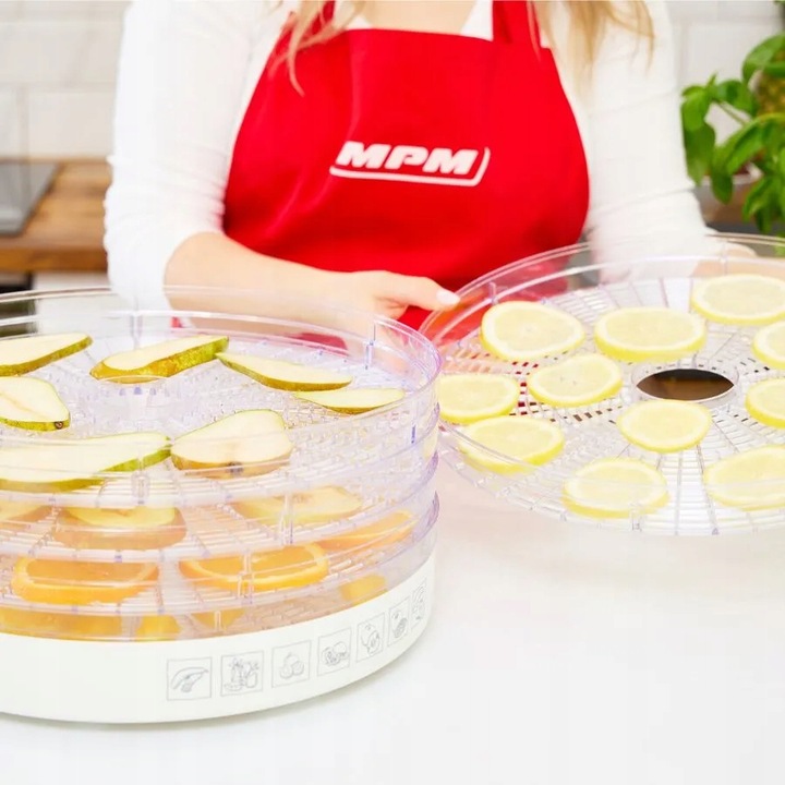 Suszarka do grzybów owoców warzyw duża mocna 5 sit MPM MSG-02