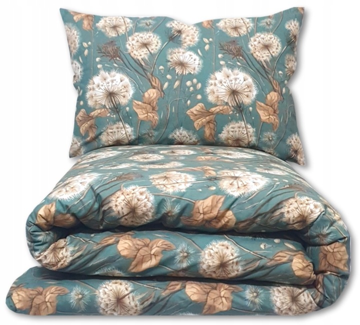 Komplet Pościeli 220x200cm Bawełniany w Kwiaty Polska 100% Bawełna wzór 235