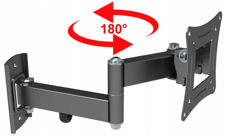 EXTRA MOCNY OBROTOWY UCHWYT DO MONITORA lub TELEWIZORA 10-32 cal Wieszak TV