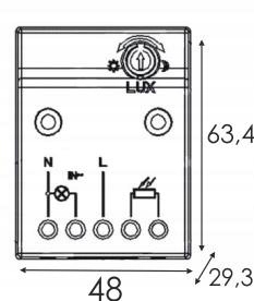 CZUJNIK ZMIERZCHU ZMIERZCHOWY SONDĄ HERMETYCZNĄ AUTOMATYCZNY 3500W LED